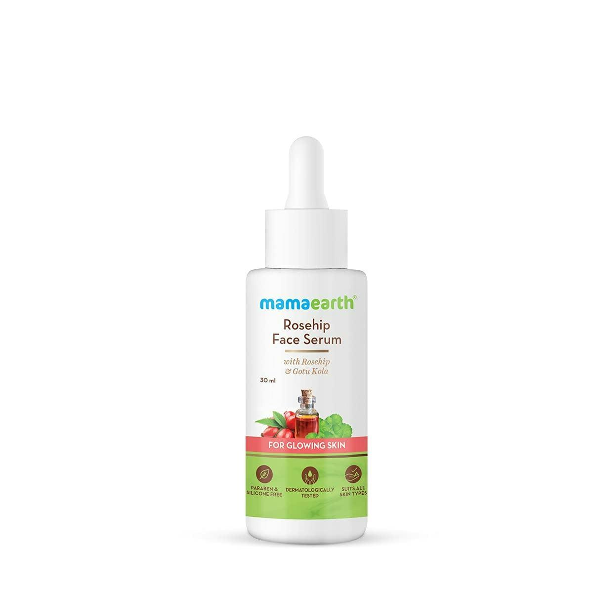 Mamaearth Rosehip Face Serum For Glowing Skin, With Rosehip & Gotu Kola, 30 Ml