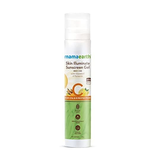 Mamaearth Skin Illuminate Sunscreen Gel, 50 Gm
