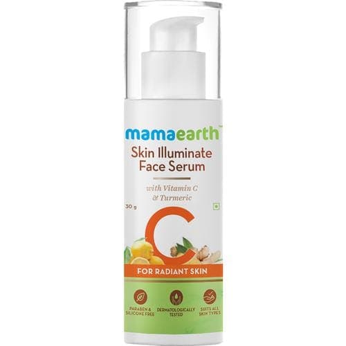 Mamaearth Skin Illuminate With Vitamin C & Turmeric Face Serum, 30 Gm