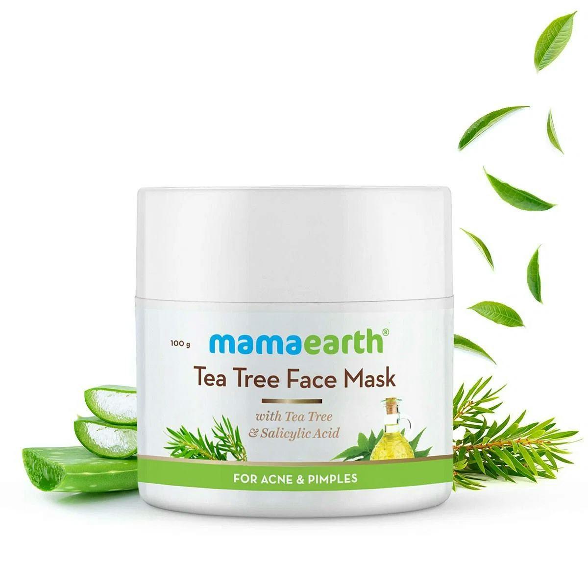 Mamaearth Tea Tree Face Mask For Acne & Pimples, 100 Gm