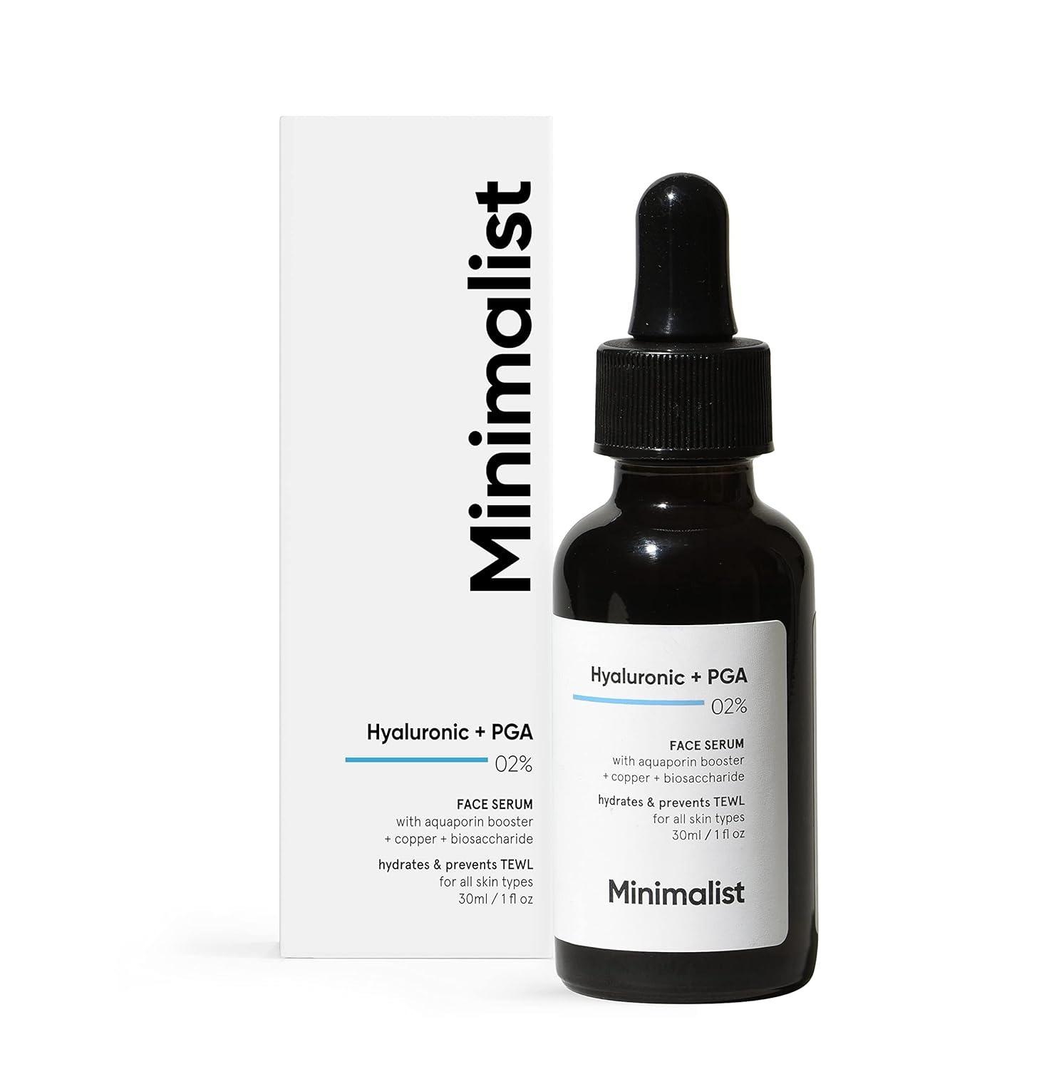 2% Hyaluronic Acid + Pga Serum For Intense Hydration, Glowing Skin & Fine Lines | Daily Hydrating Face Serum For Women & Men With Dry, Normal & Oily Skin | 30 Ml