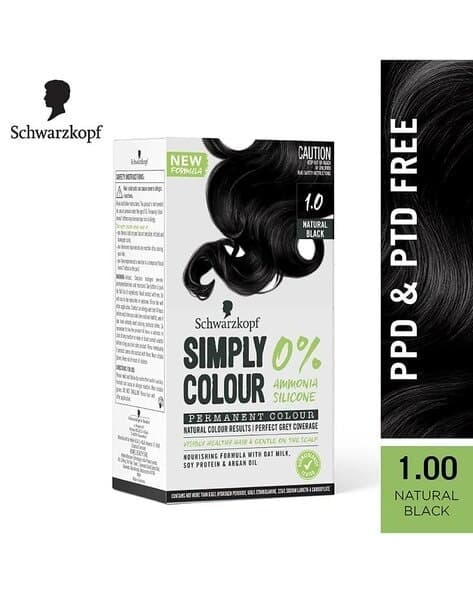 Schwarzkopf Simply Color Permanent Hair Colour, 0% Ammonia & Silicone For Natural Color Results, Dermatologist Tested Hair Colour With Ppd & Ptd Free Formulation, 142.5ml