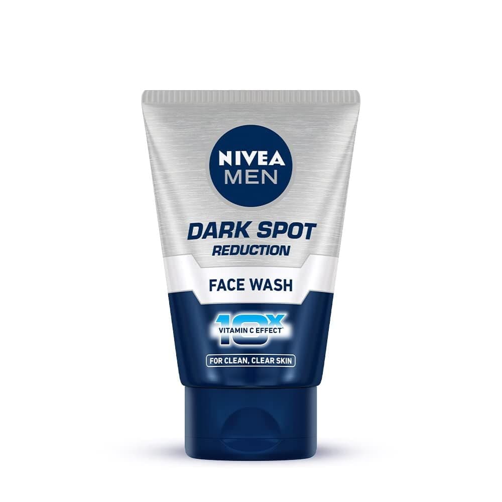Nivea Men Dark Spot Reduction Face Wash 100 G | With Ginko And Ginseng Extracts For Clean, Healthy & Clear Skin In Summer | 10 X Vitamin C Effect For Radiant Skin |for Dark Spot Reduction