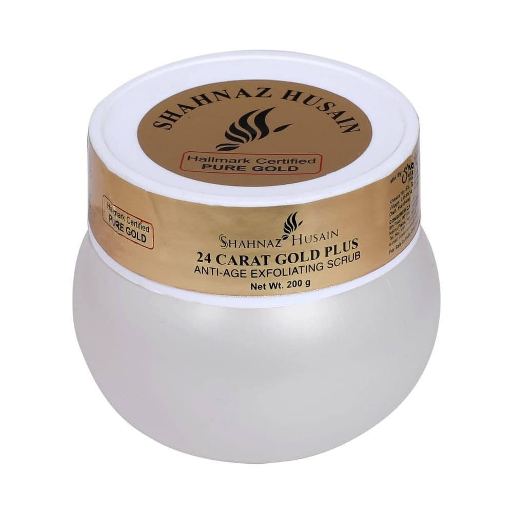 Shahnaz Husain 24 Carat Gold Plus Anti-Age Exfoliating Scrub – 200g