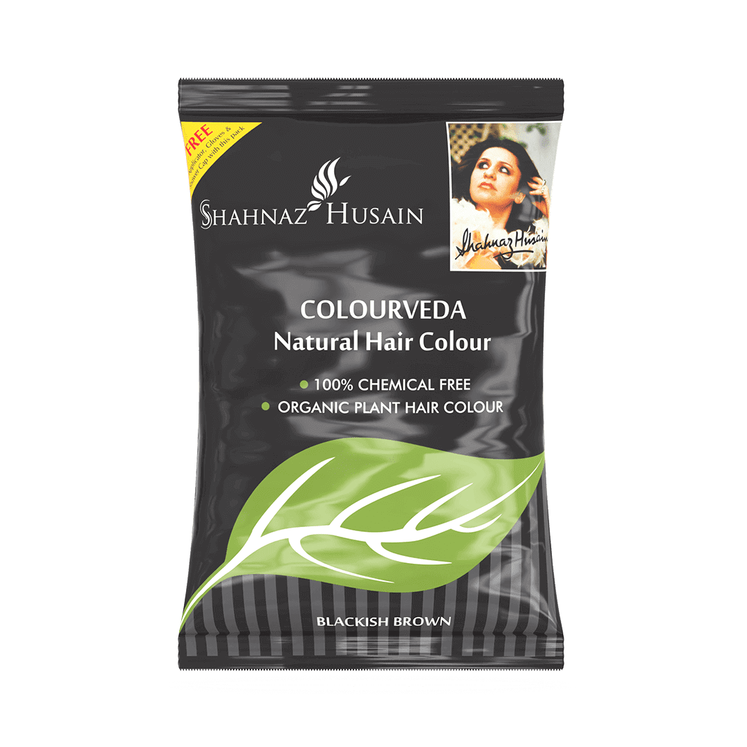 Shahnaz Husain Colourveda Natural Hair Colour Blackish Brown 500g