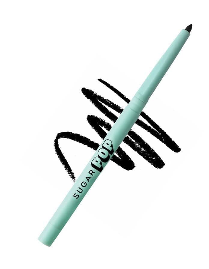 Sugar Pop Longwear Kajal Matte Finish, Intense Dark Kohl Kajal, Smudge Proof, Water Proof, Single Stroke Velvet Finish Lasts Up To 16hrs - 01 Black