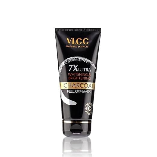 Vlcc 7x Ultra Whitening & Brightening Charcoal Peel Off Mask