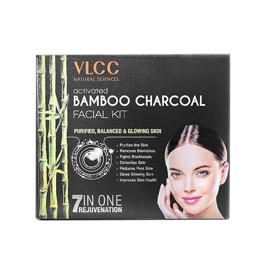 Vlcc Activated Bamboo Charcoal Facial Kit - 60 G