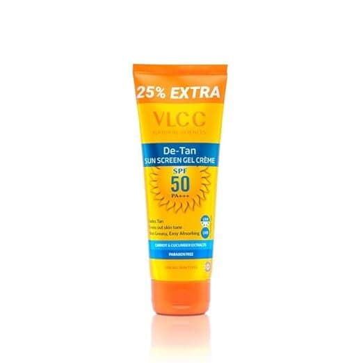 Vlcc De-Tan Spf 50 Pa+++ Sunscreen Gel Crème- 100g