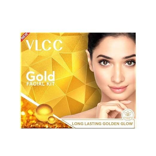 Vlcc Gold Facial Kit, Bright & Glowing Skin - 60g