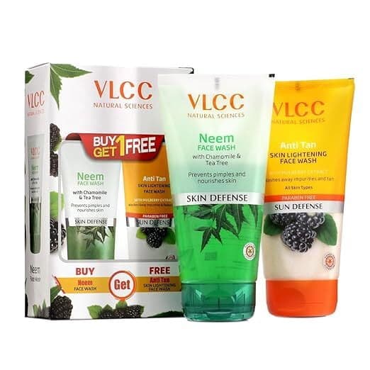 Vlcc Neem Face Wash & Vlcc Anti Tan Face Wash -150ml