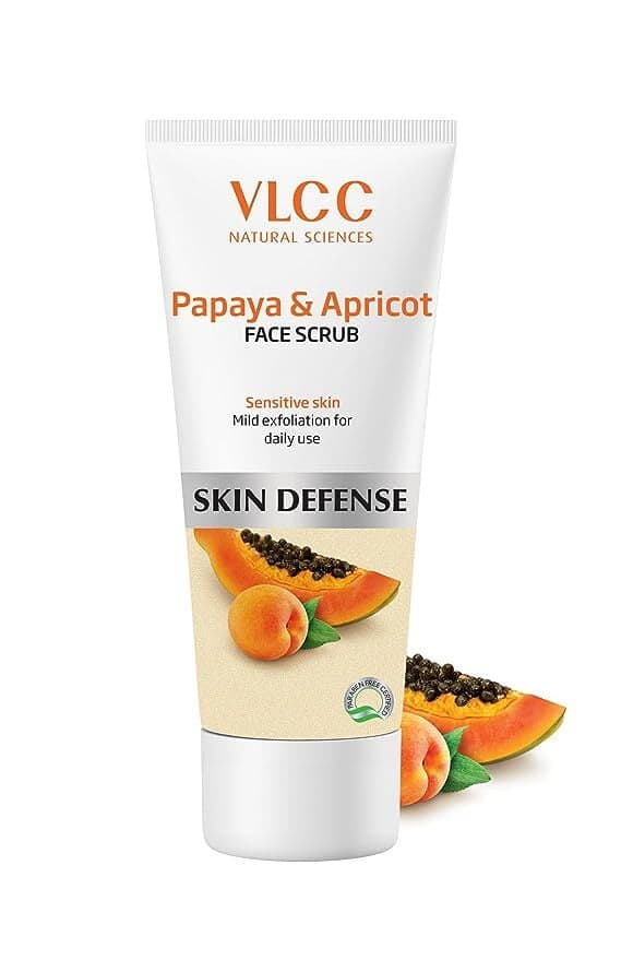 Vlcc Papaya & Apricot Face Scrub -80g
